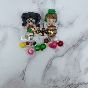 Mexican Chavo or Girl Clay Badge Reel